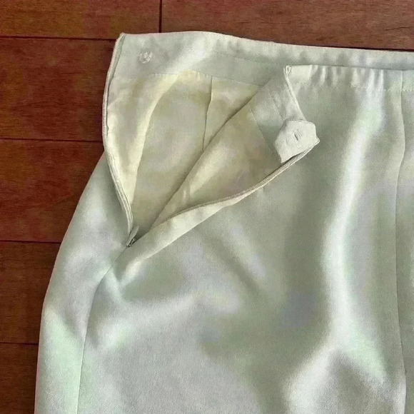 Jones New York | Vintage essentials lined lime green skirt 12P - Picture 4 of 7